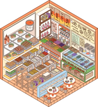 #105 Lovely litter booth(Size:S)