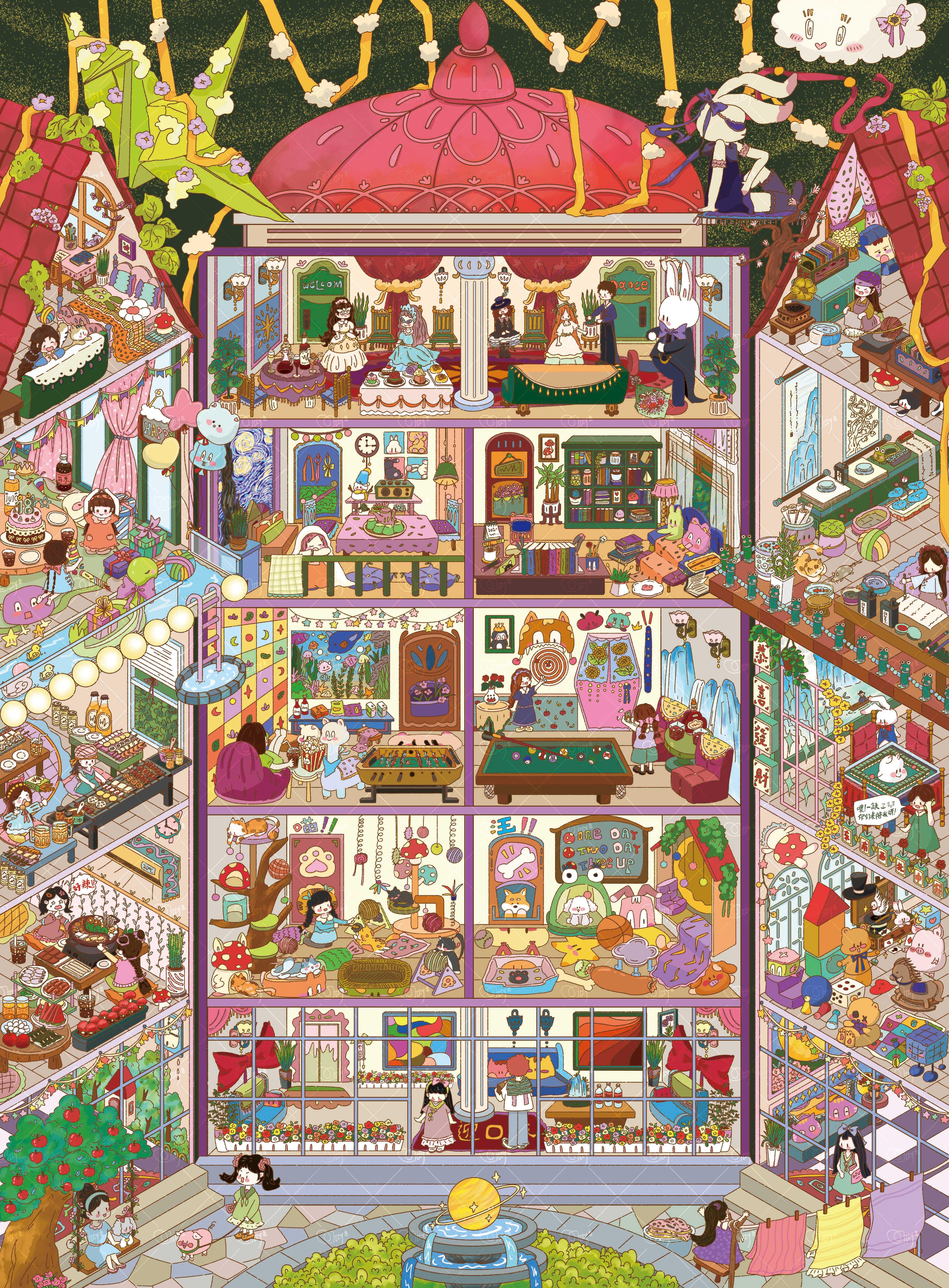 #180 My Little Mansion(Size:XL)