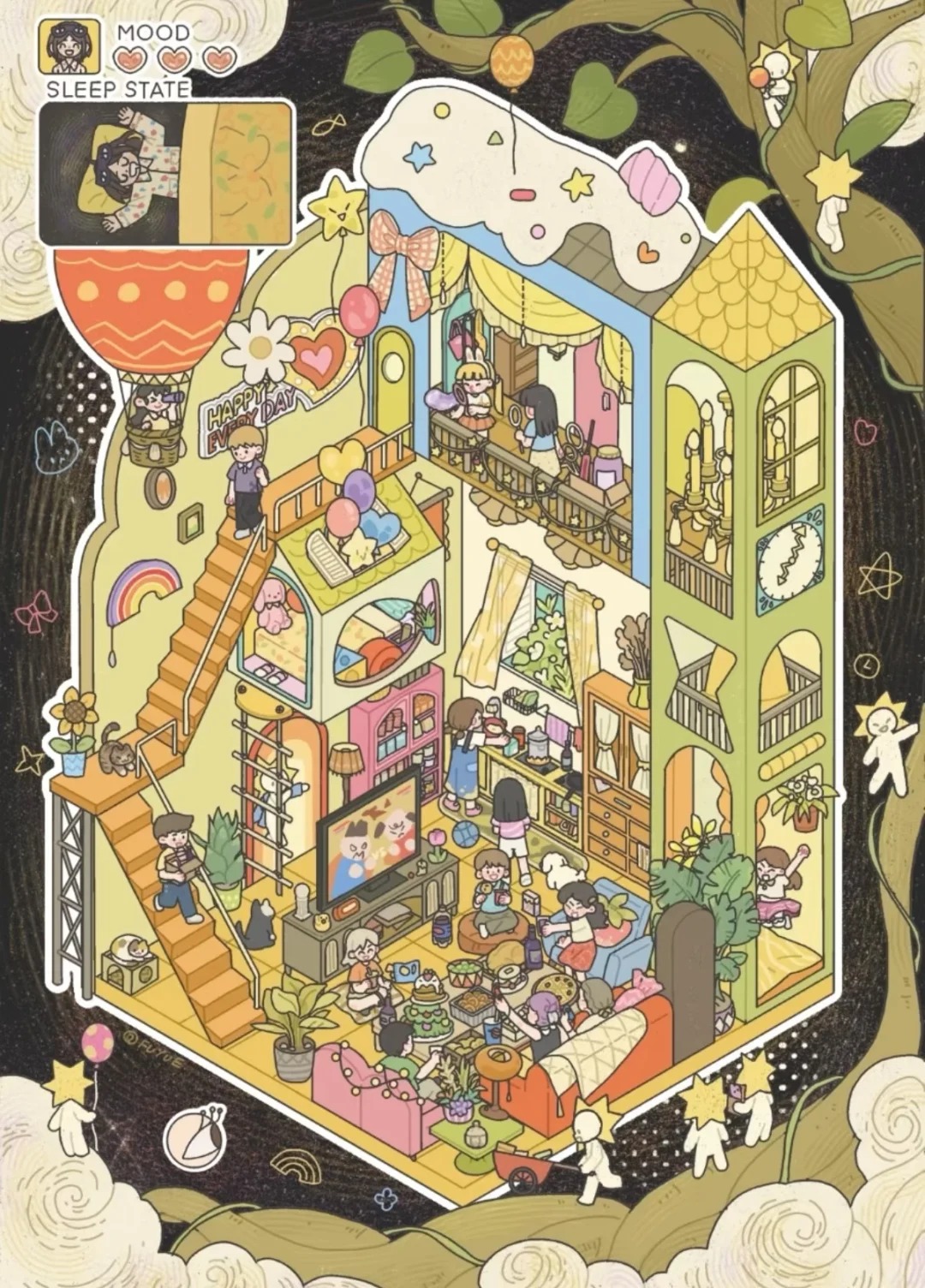 #173 Dream Quartet(Size:L)