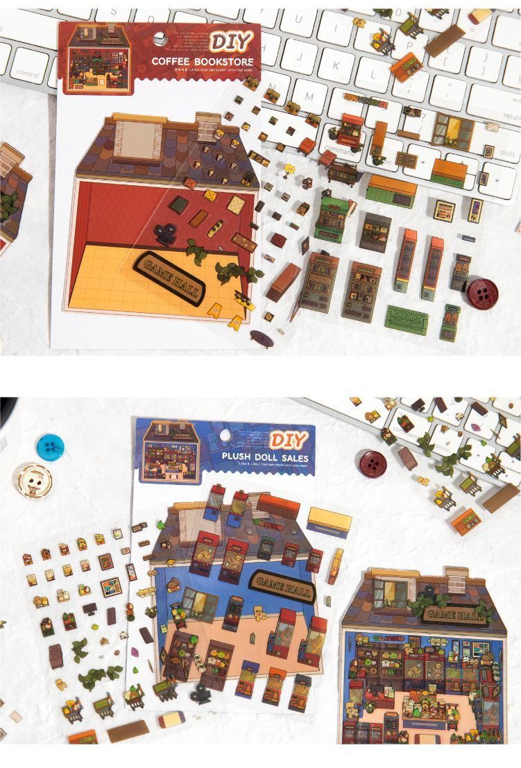 #189 Cuddle Toy Store And Coffee Bookstore(Size:S)