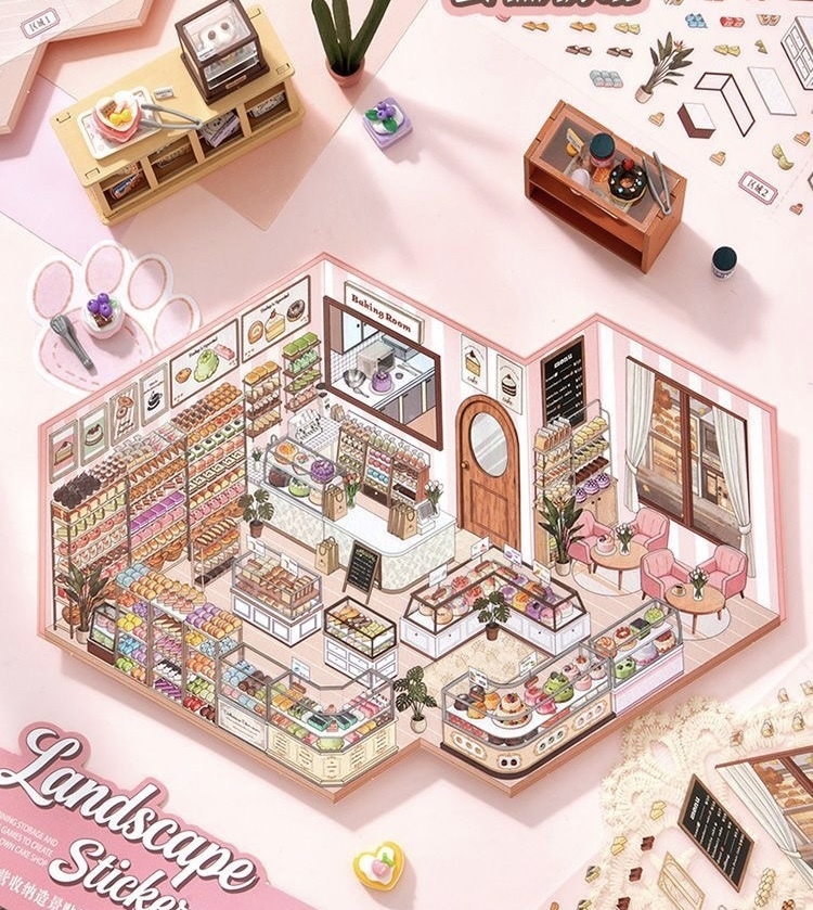 #119 Half price today!!! Cake&Bakery store(Size:L)