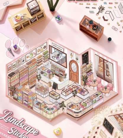 #119 Half price today!!! Cake&Bakery store(Size:L)