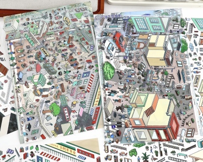 #053 Corner of street 106.0(Size:L)