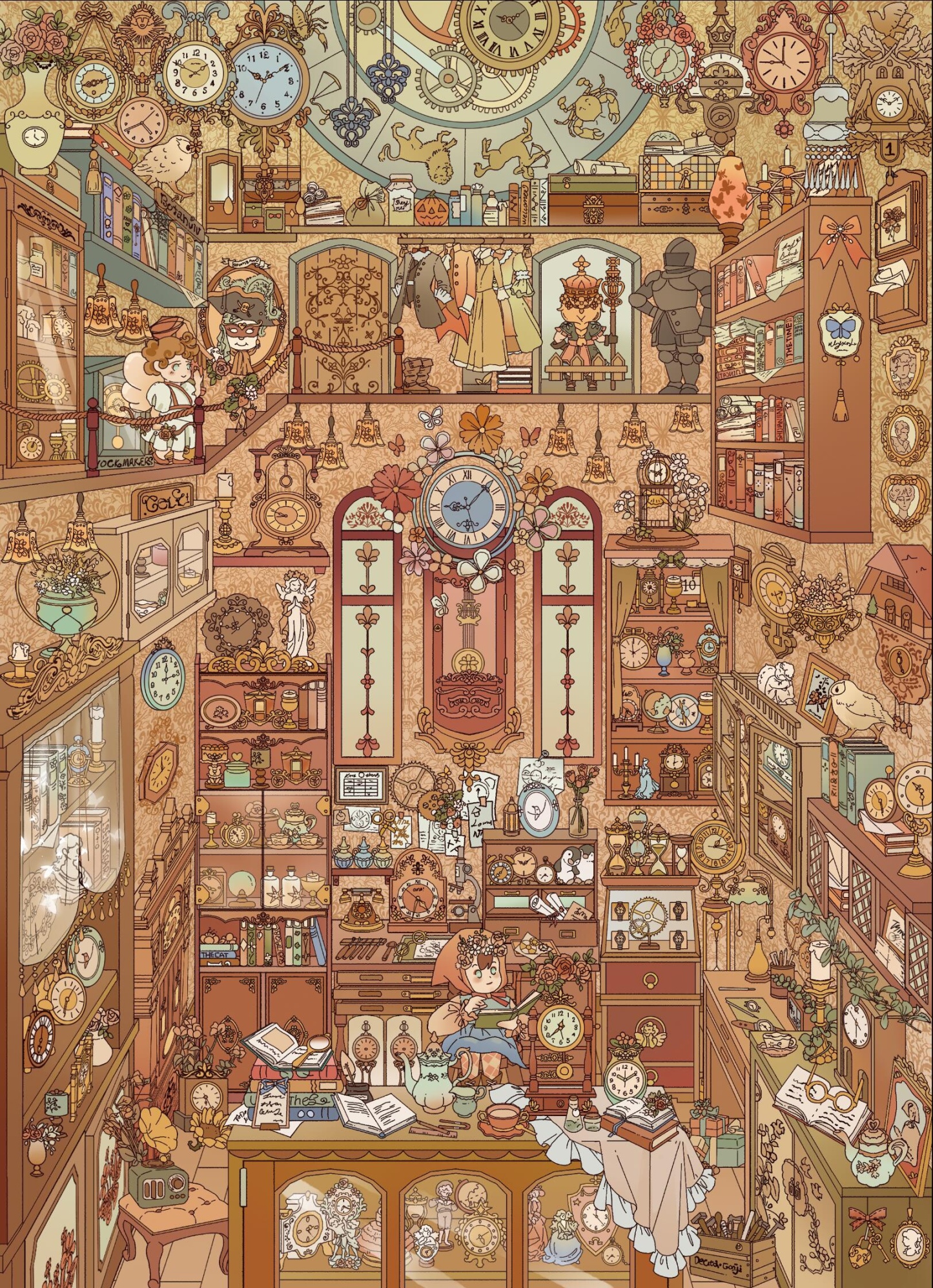#211 Tami’s Clock world（Size:XL)