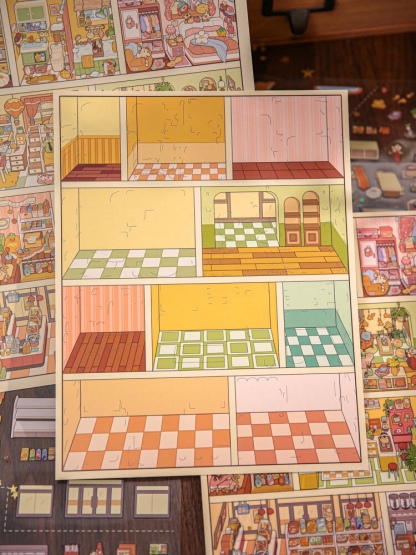 #025 Colorful apartment(Size:L)