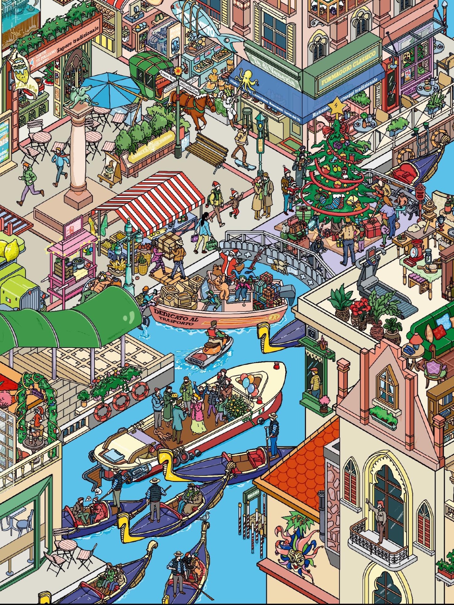 #191 Big Venice city(Size:XXL)