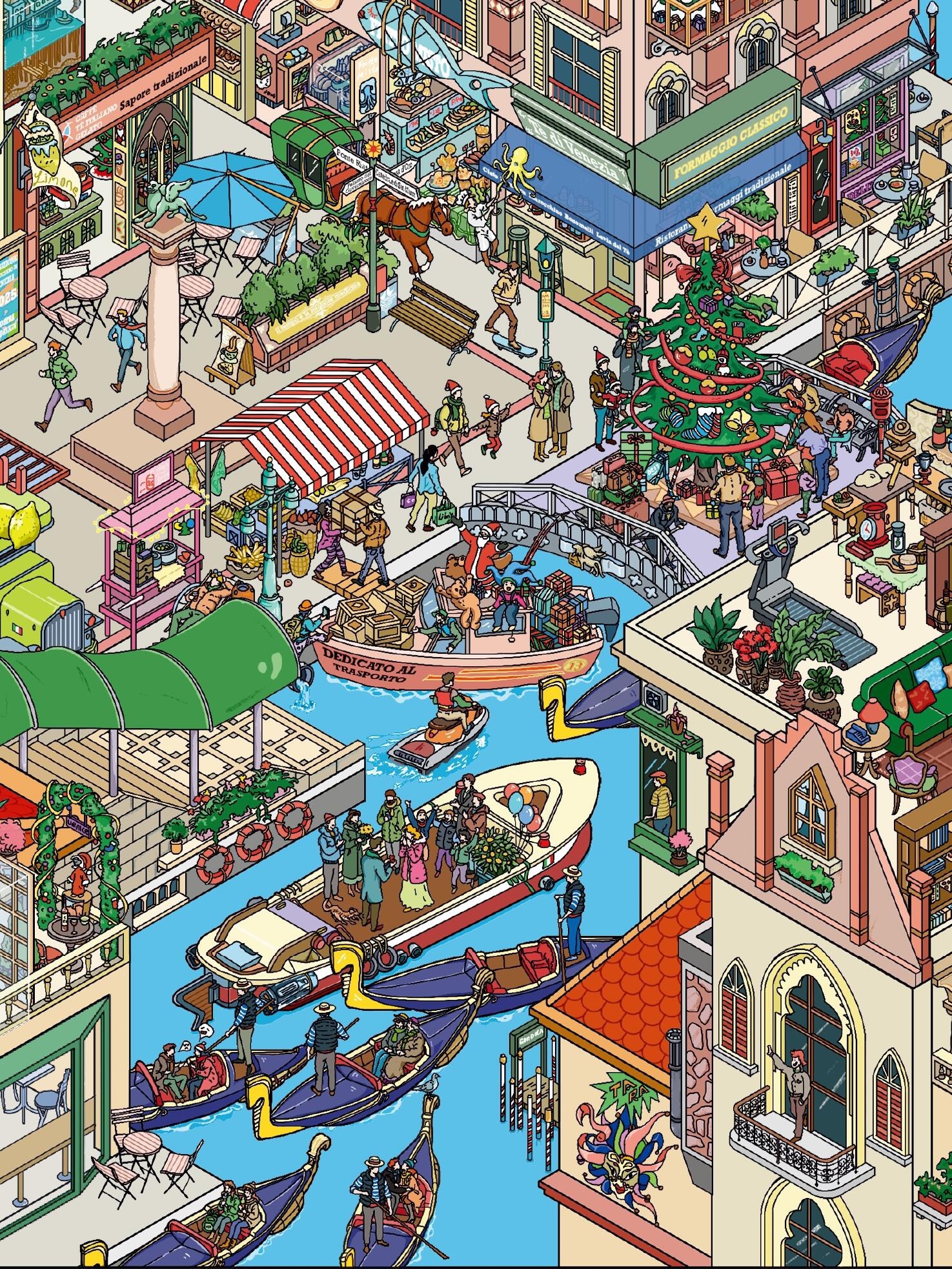 #191 Big Venice city(Size:XXL)