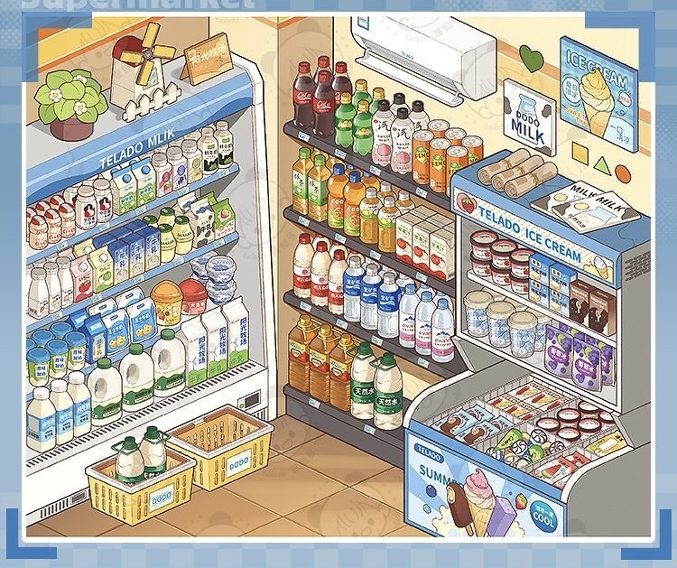 #088 Daily necessities series scene book(Size:M)