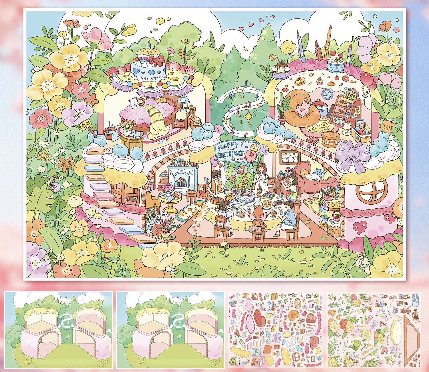 #142 Tea house&Cake party(Size:L)
