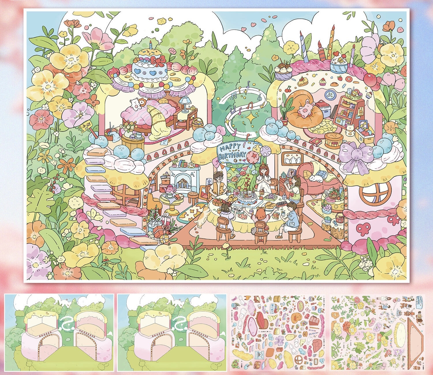#142 Tea house&Cake party(Size:L)