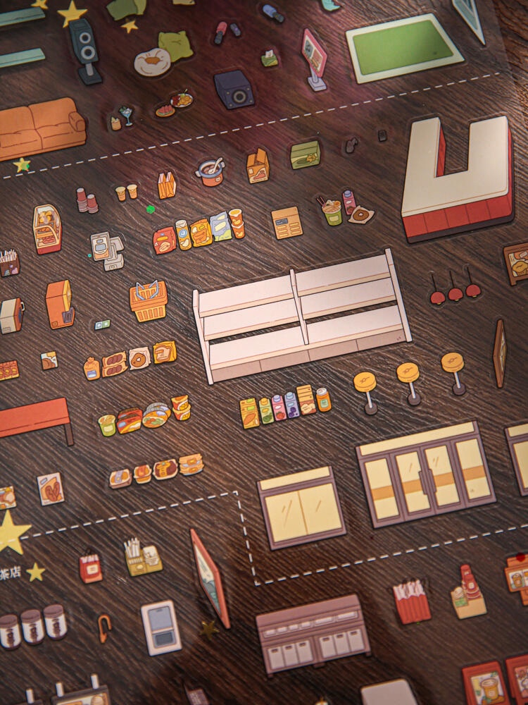 #025 Colorful apartment(Size:L)