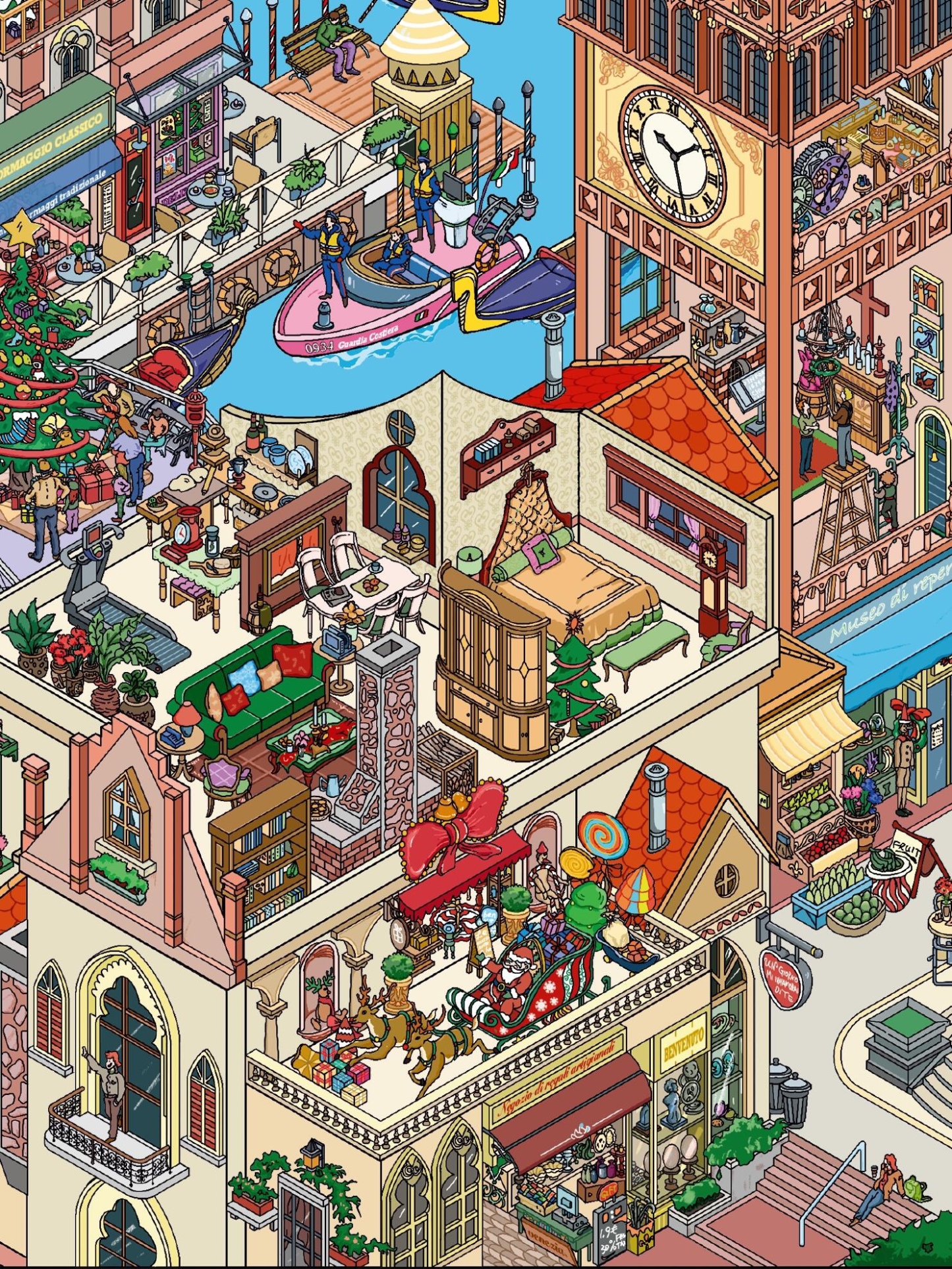 #191 Big Venice city(Size:XXL)