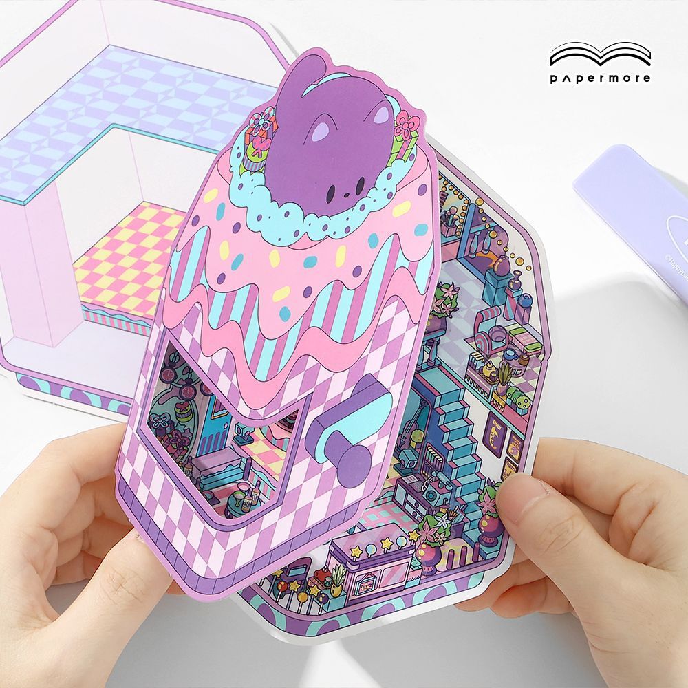 The Cottage With A Cover Build 4 Magical Worlds -Premium Theme Sticker Collection