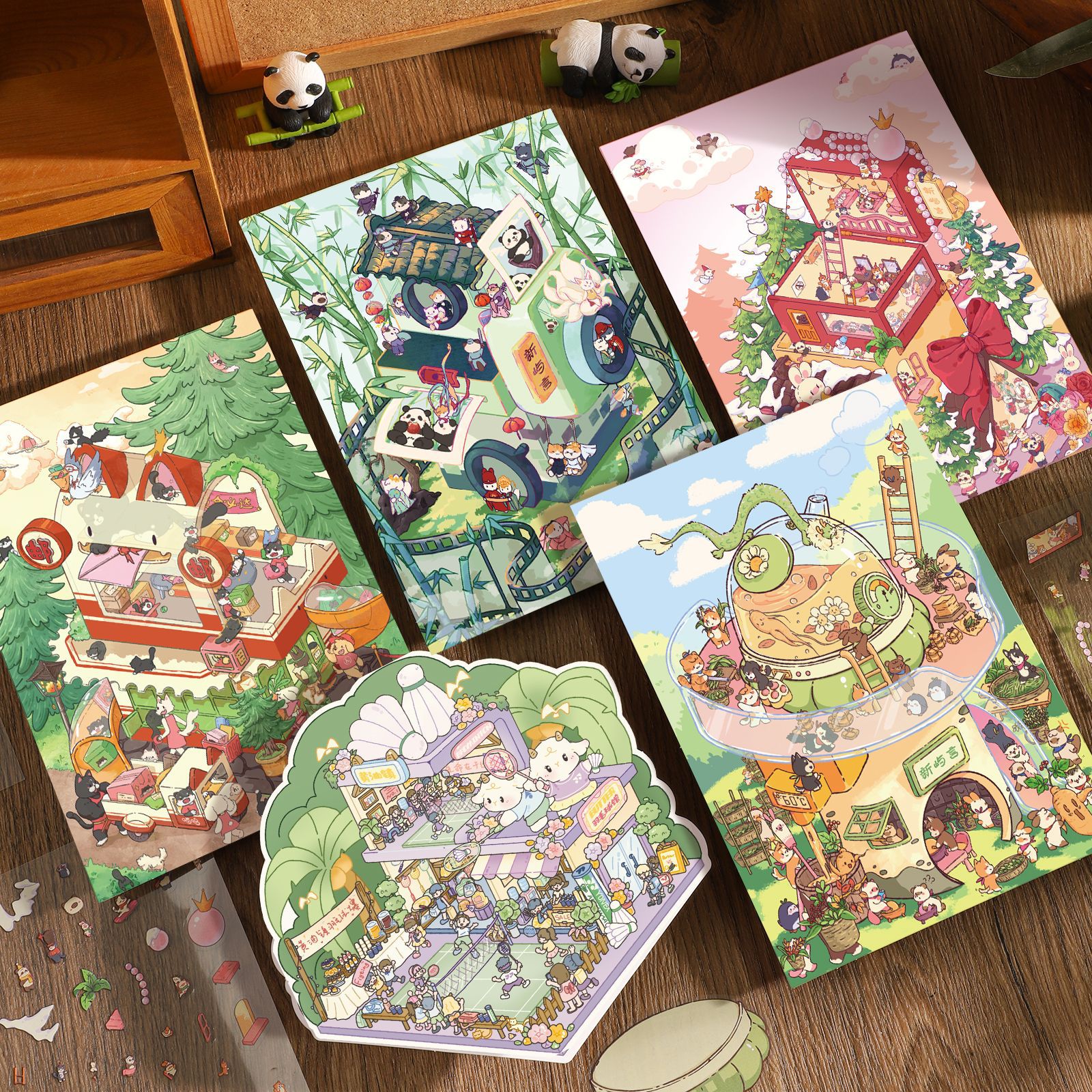 Miniature Scenes Featuring Adorable Animals 