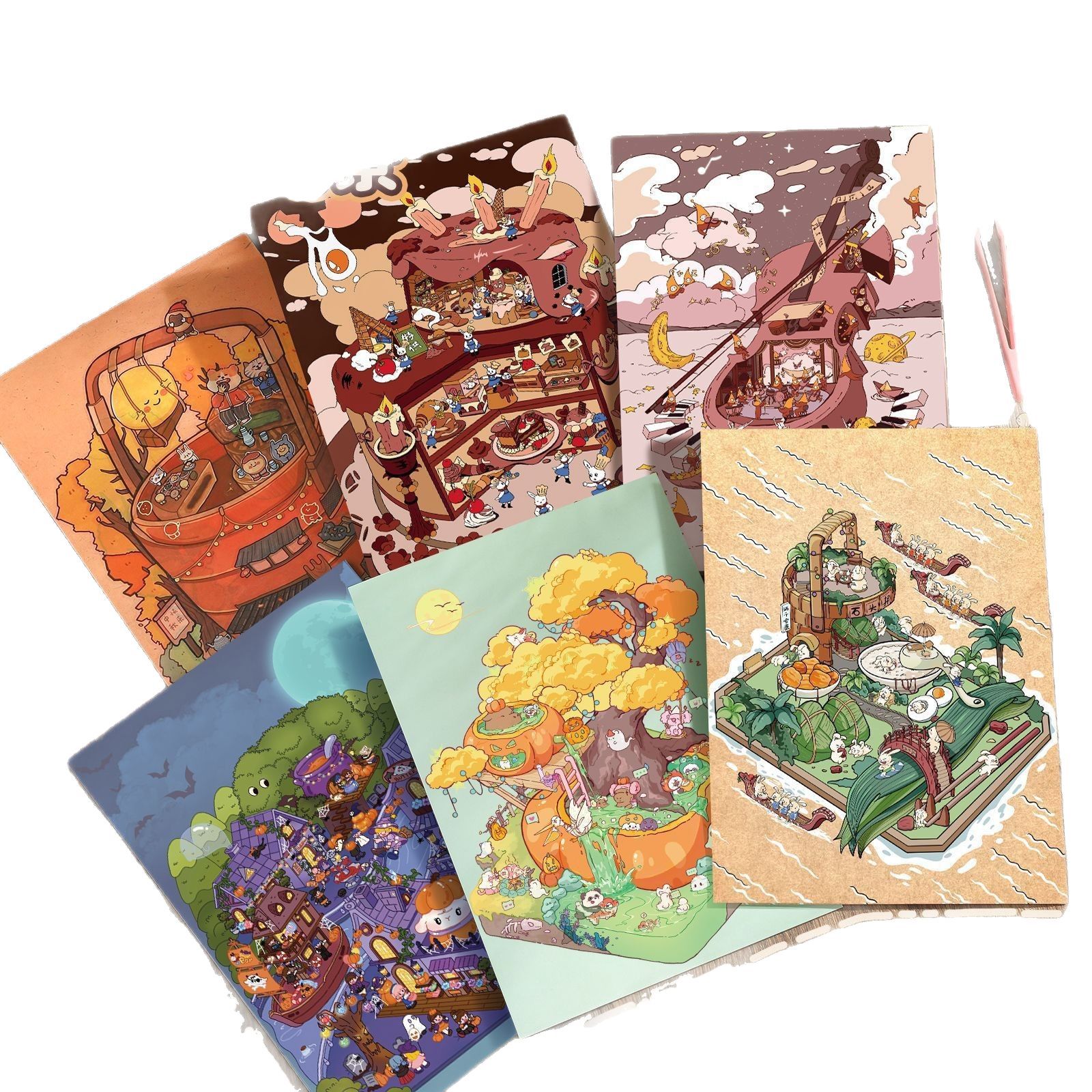 Envelopes - Extra Large Size Scene Stickers