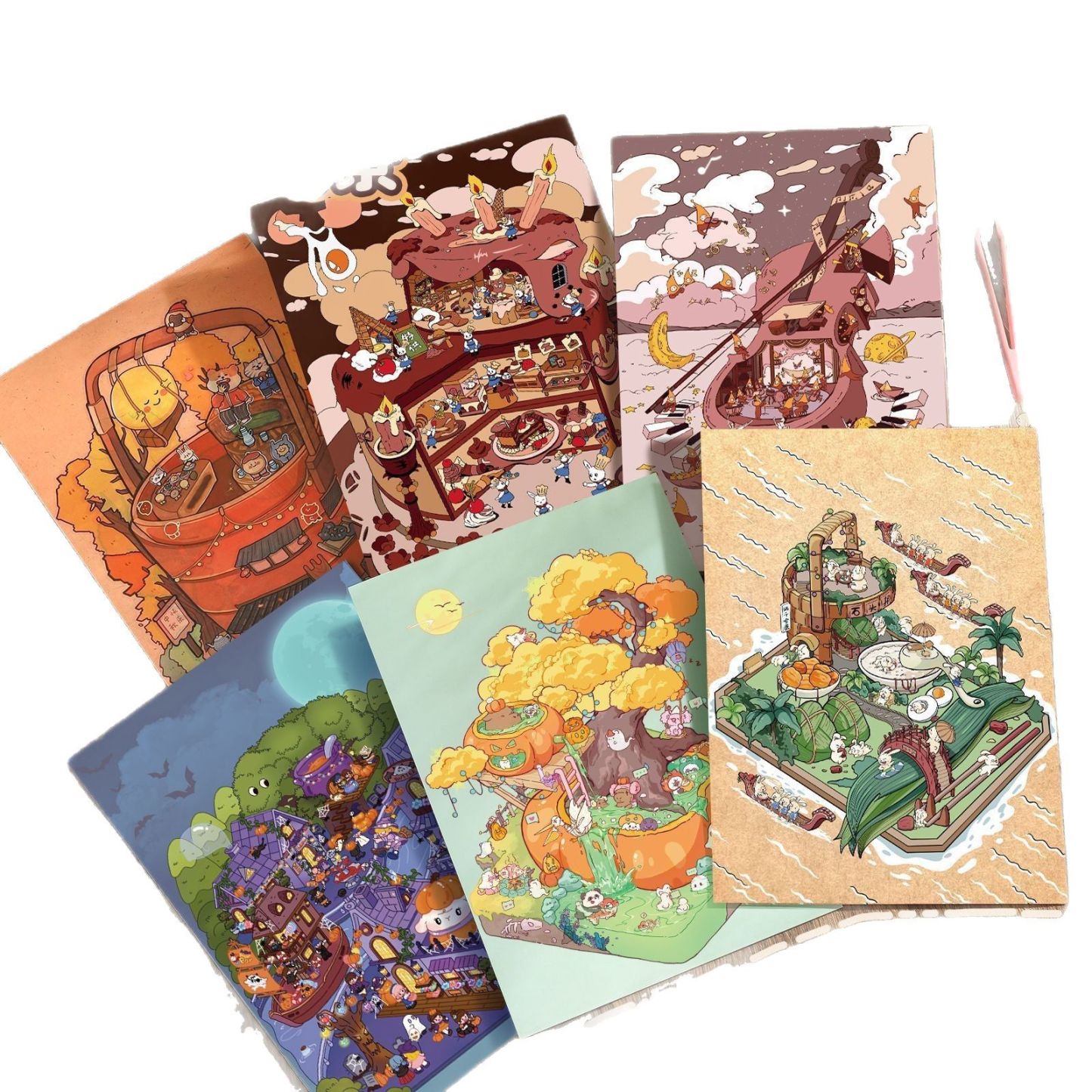 Envelopes - Extra Large Size Scene Stickers