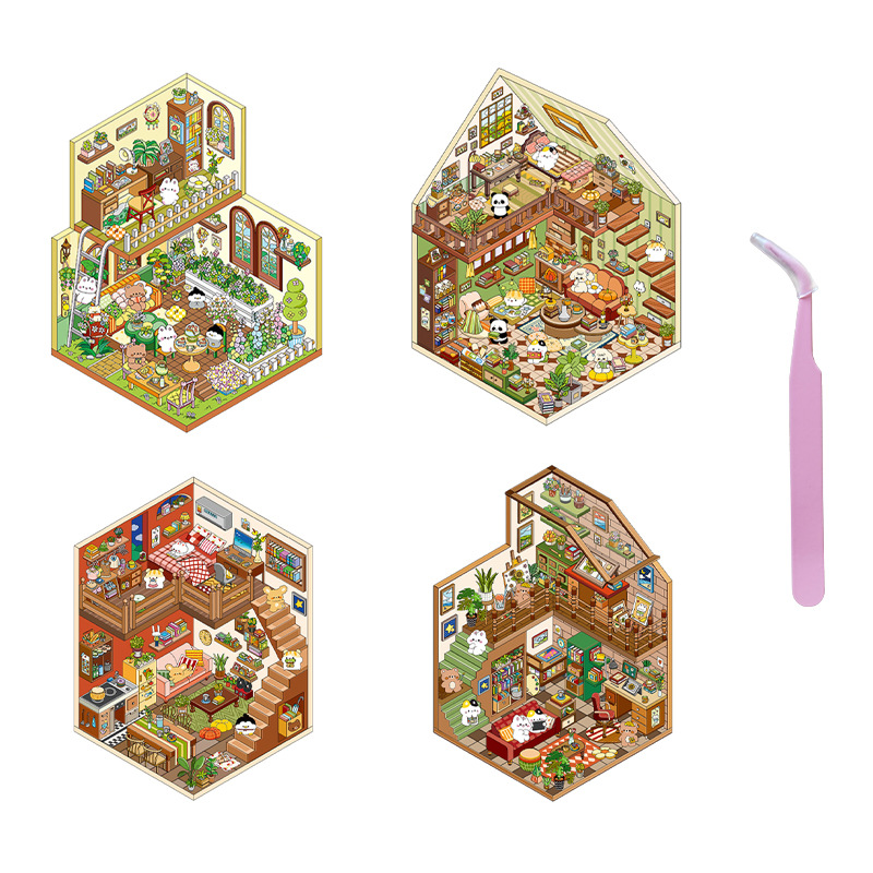 My Cottage Build 4 Magical Worlds -Premium Theme Sticker Collection