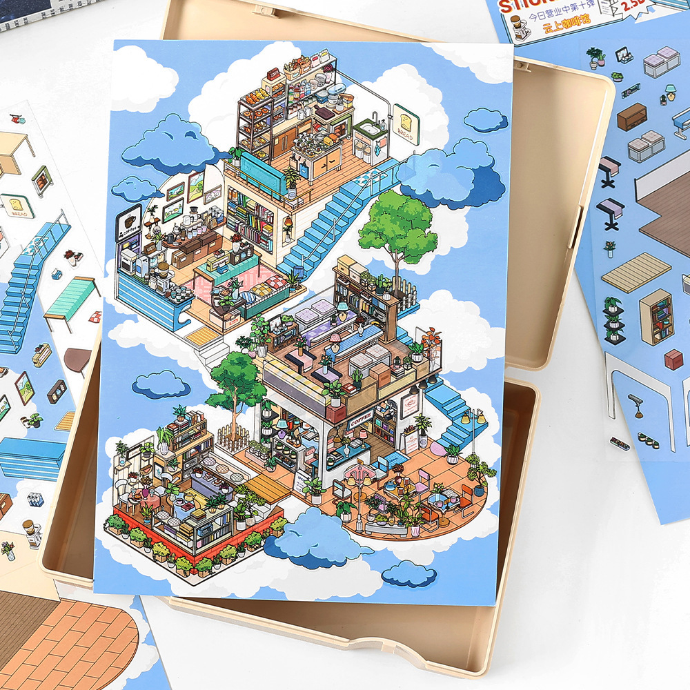 Quality Time Build 2 Magical Worlds -Premium Theme Sticker Collection