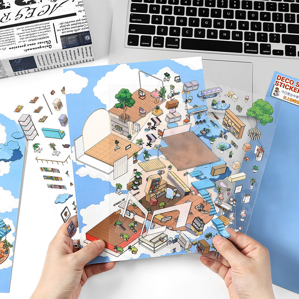 Quality Time Build 2 Magical Worlds -Premium Theme Sticker Collection