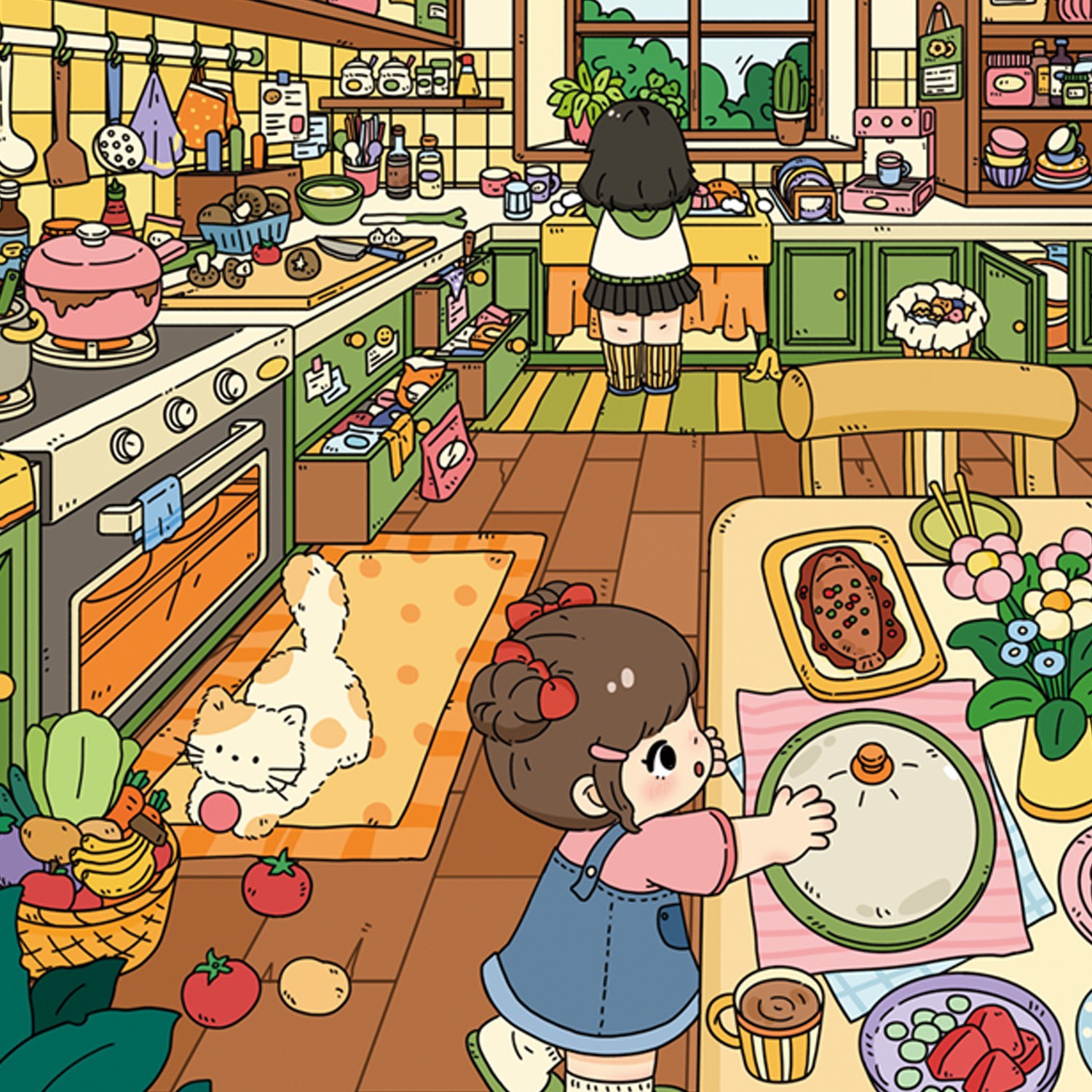 #168 Girls Bedroom and kitchen