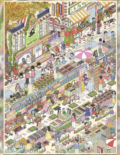 #300 Corner of Market (Size:XL)