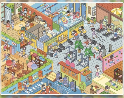 #287 Gym （Size:XL)