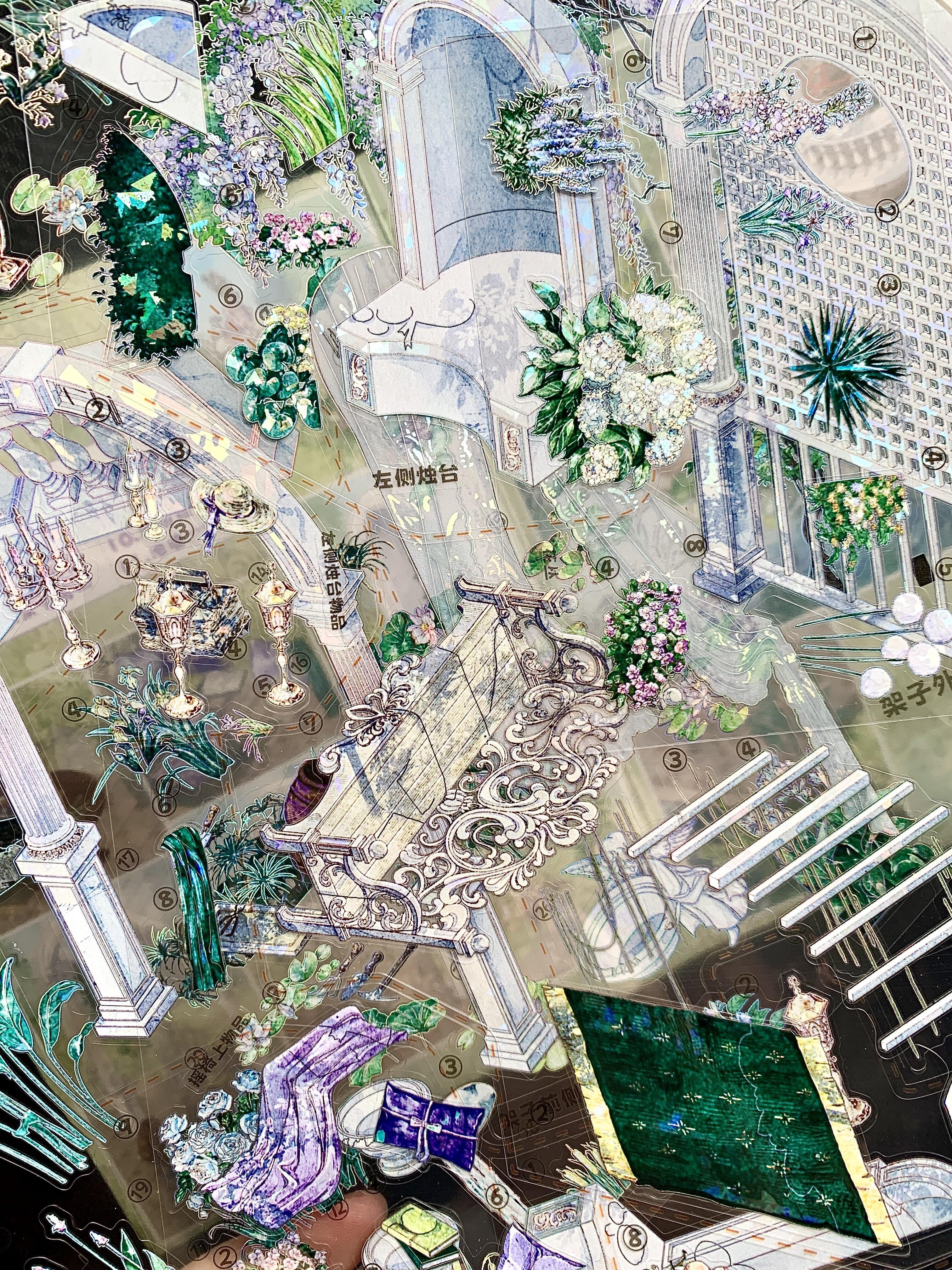 #322 Backyard Garden（Size:XL)