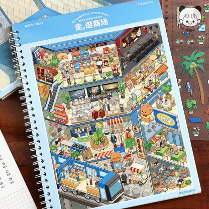 #205 Terado 9.0 Sticker book 7 in 1