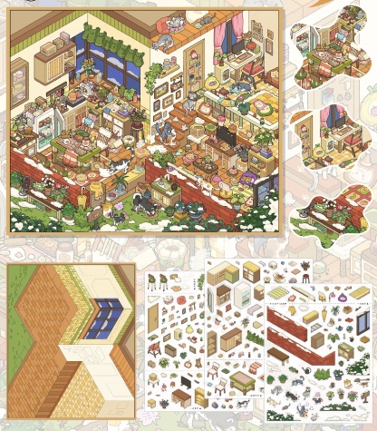 #324 Winter cottage (Size:L)