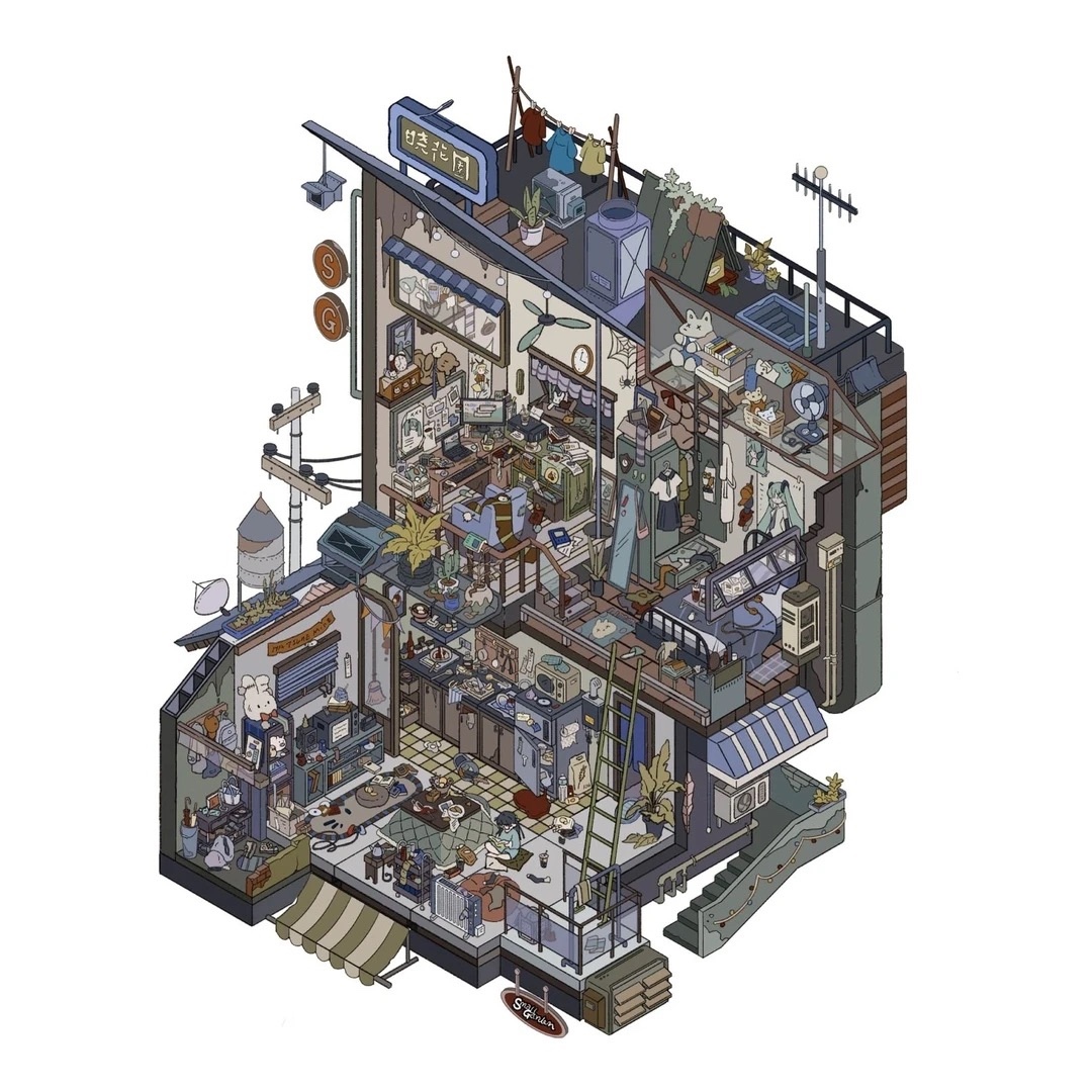 #180 Xiao's garden 30.0(Size:M-L)