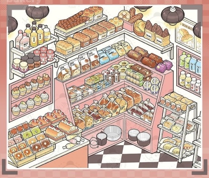 #088 Daily necessities series scene book(Size:M)