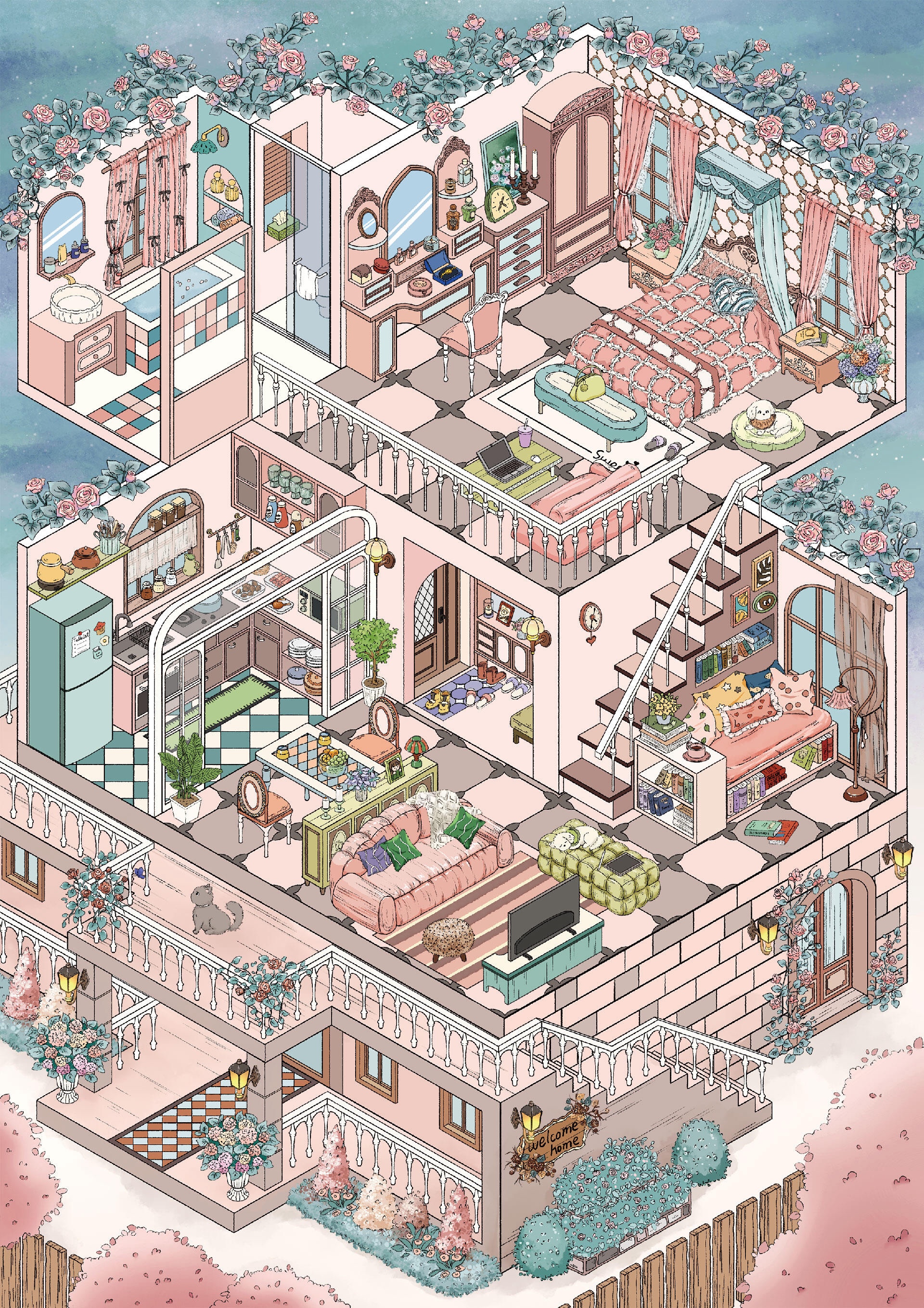 #309 My dream mansion (Size:L)