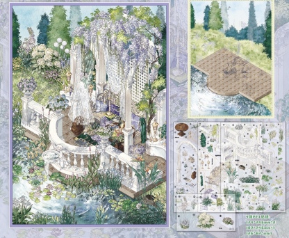 #322 Backyard Garden（Size:XL)