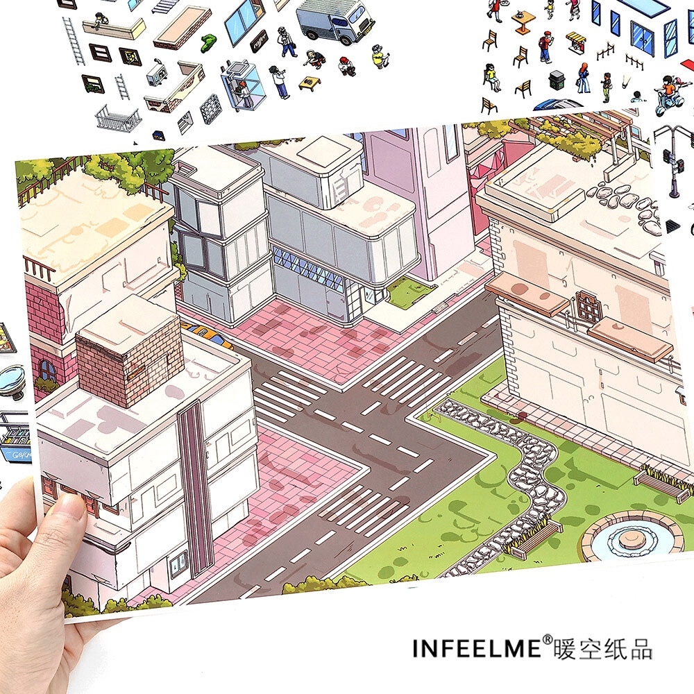 #260 Busy town 31.0(Size:XL)