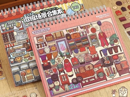 #137 Terado 14.0 10 in 1 Scenes book(Size:M)