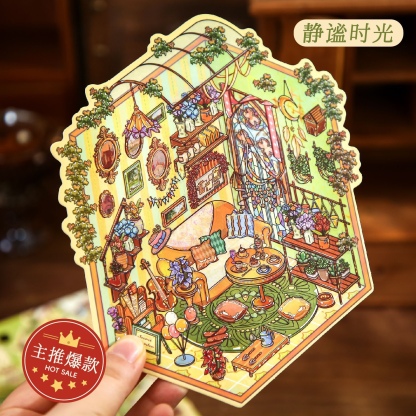 #267 Mr.Paper 3D cozy room(Size:M)