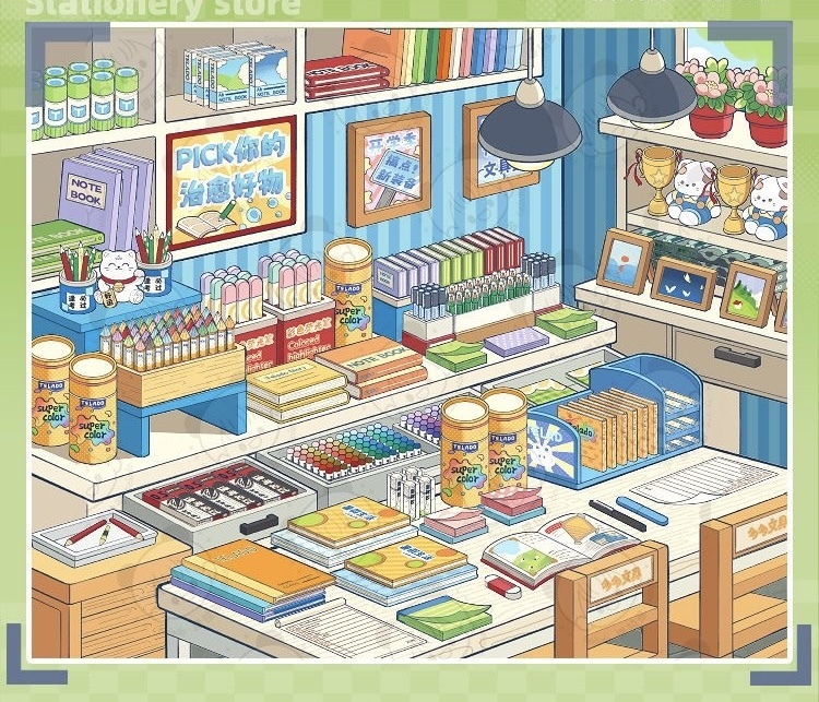 #088 Daily necessities series scene book(Size:M)