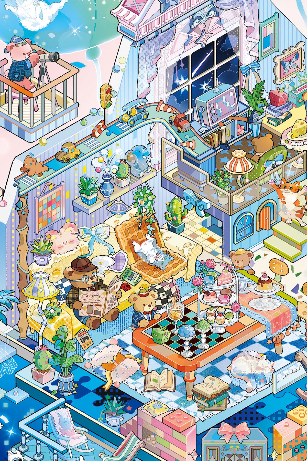 #194 Cloud kitty(Size:L)