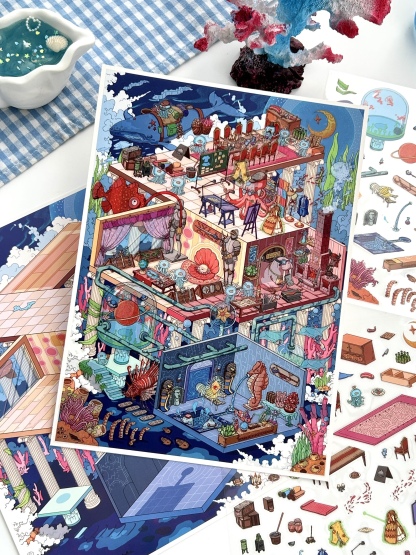 #231 Deep Sea Hall Today's Business Hours Series: Vol.27 (Size：XL)