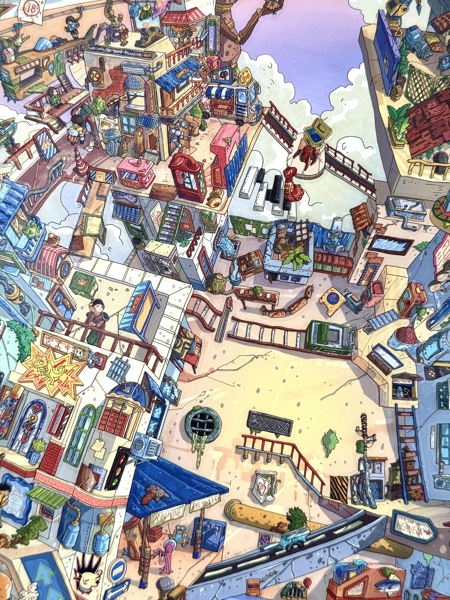 #172 Impossible town(Size:L)