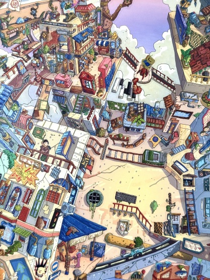 #172 Impossible town(Size:L)
