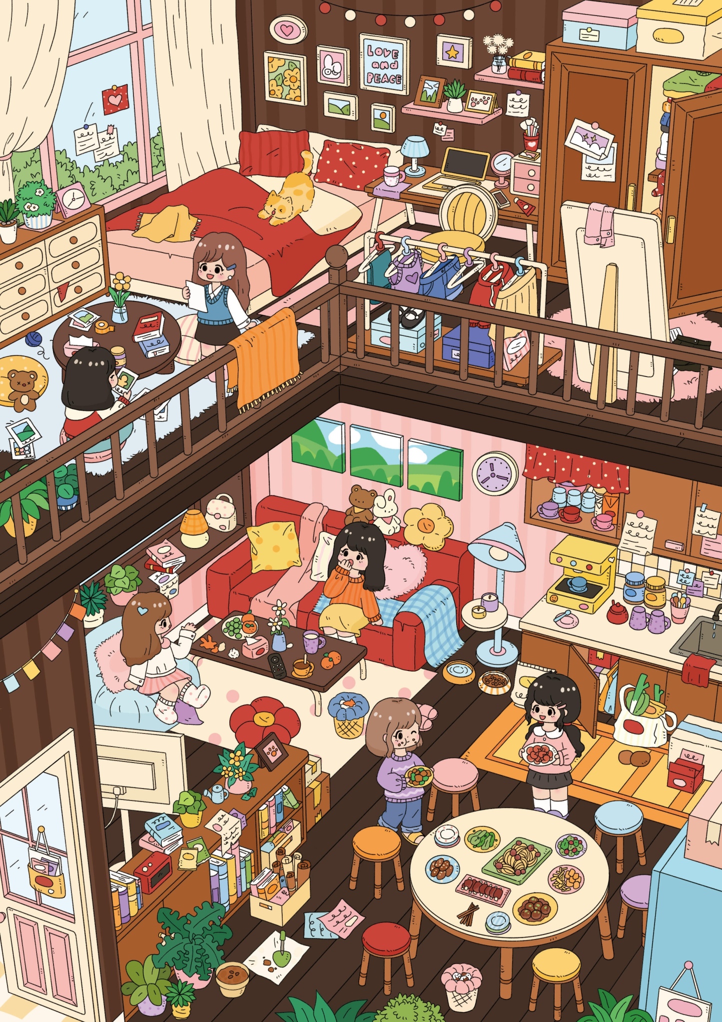 #319 Pajama Party(Size:XL)