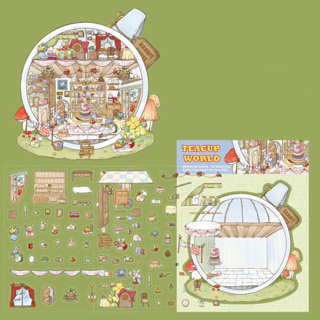 #091 Teacup world (Size:S)