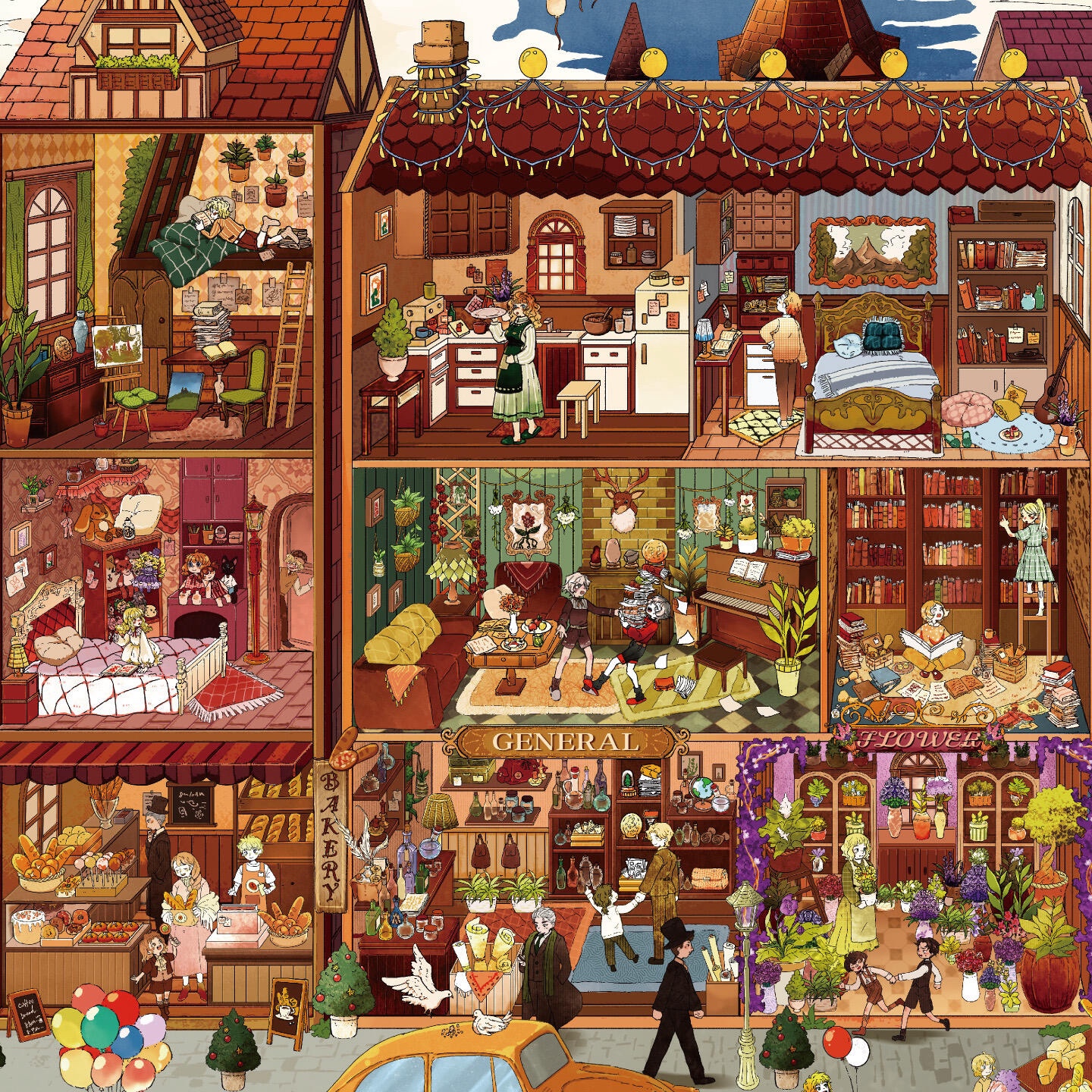 #249 England style street（Size:L)