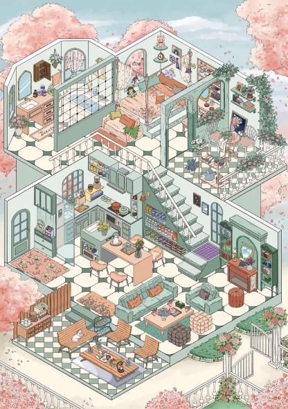 #309 My dream mansion (Size:L)