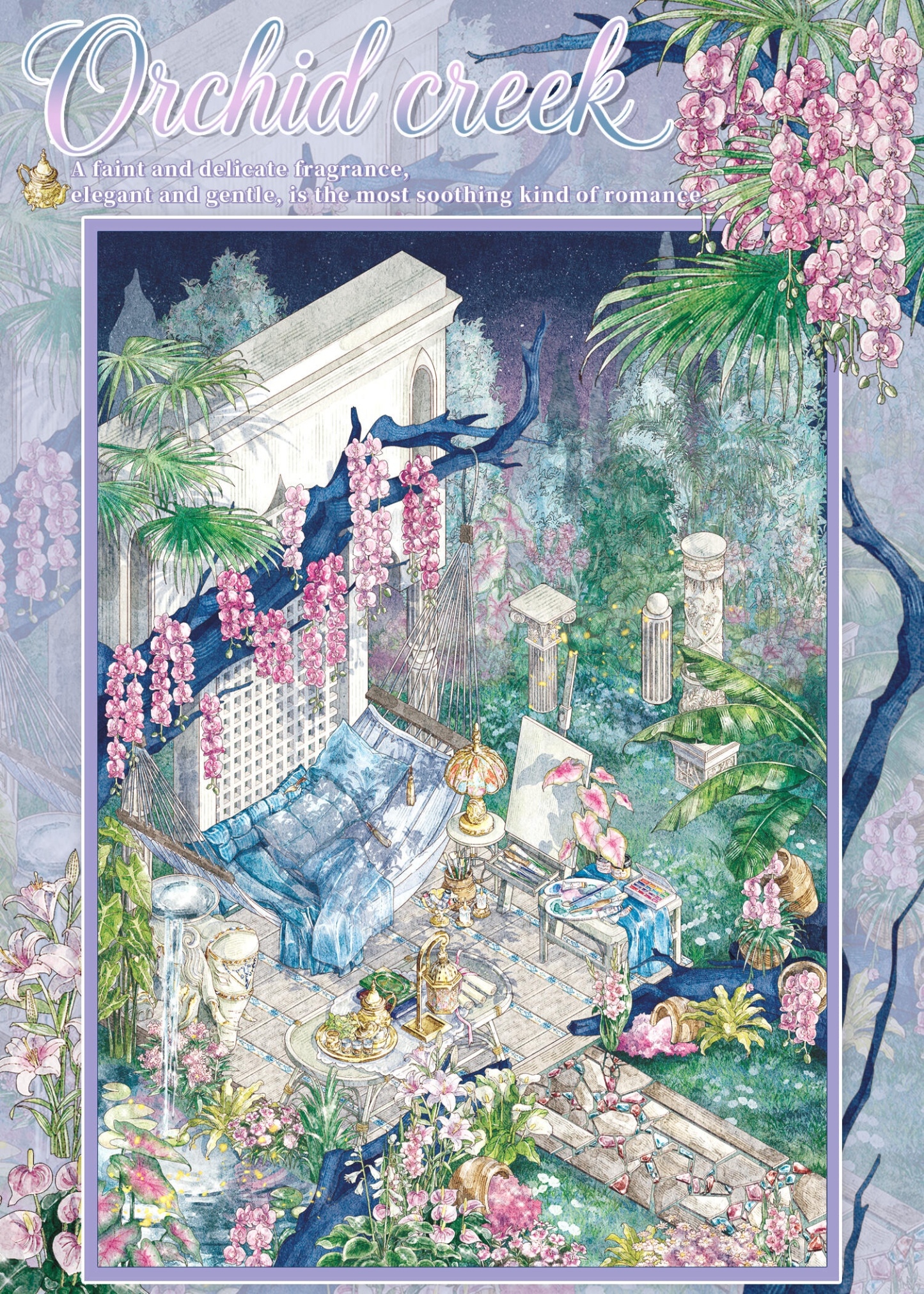 #322 Backyard Garden（Size:XL)