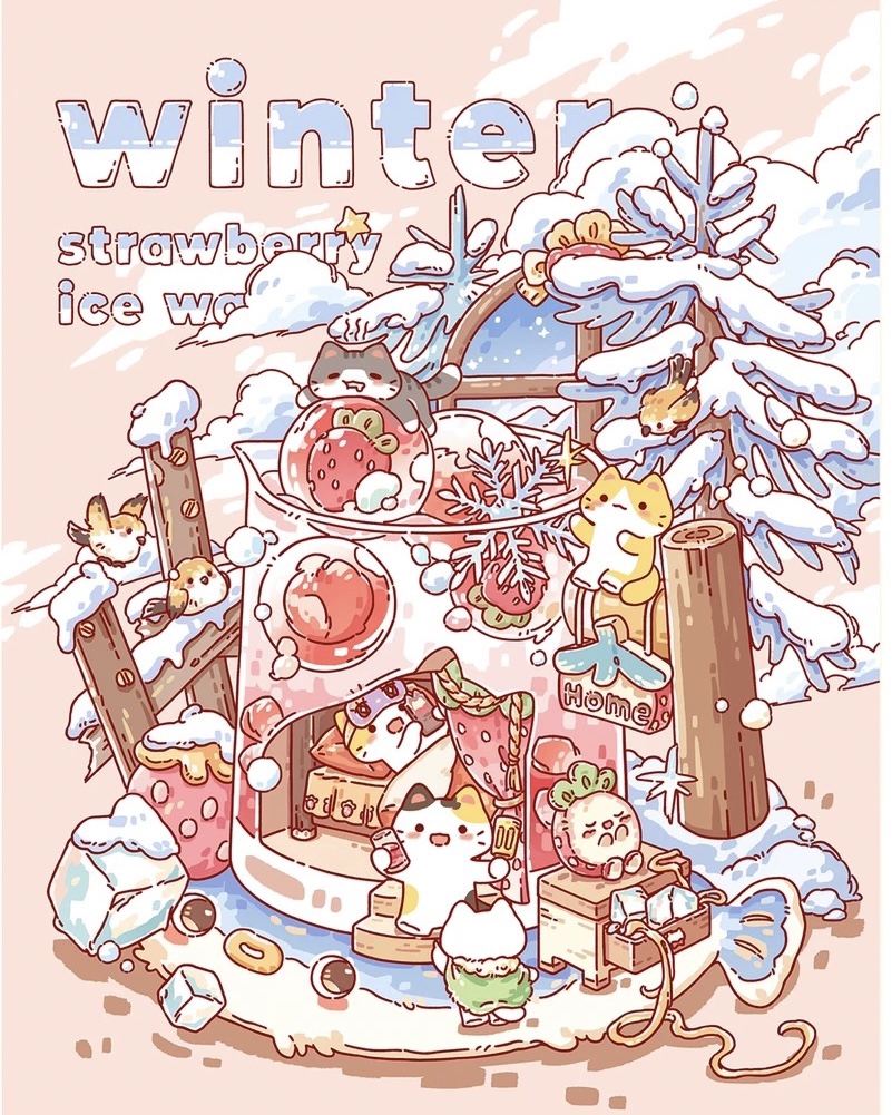 #250 Mini Kitty food house 8.0(Size:S)