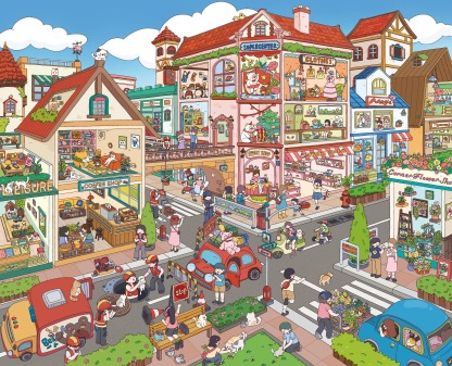 #294 Busy Street (Size:XL)