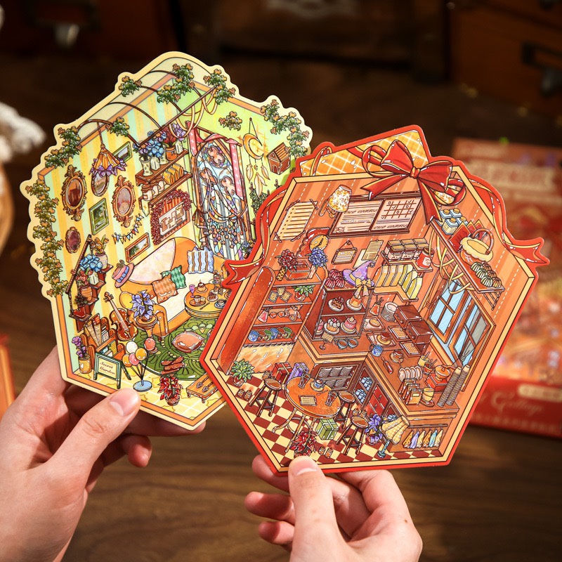 #267 Mr.Paper 3D cozy room(Size:M)