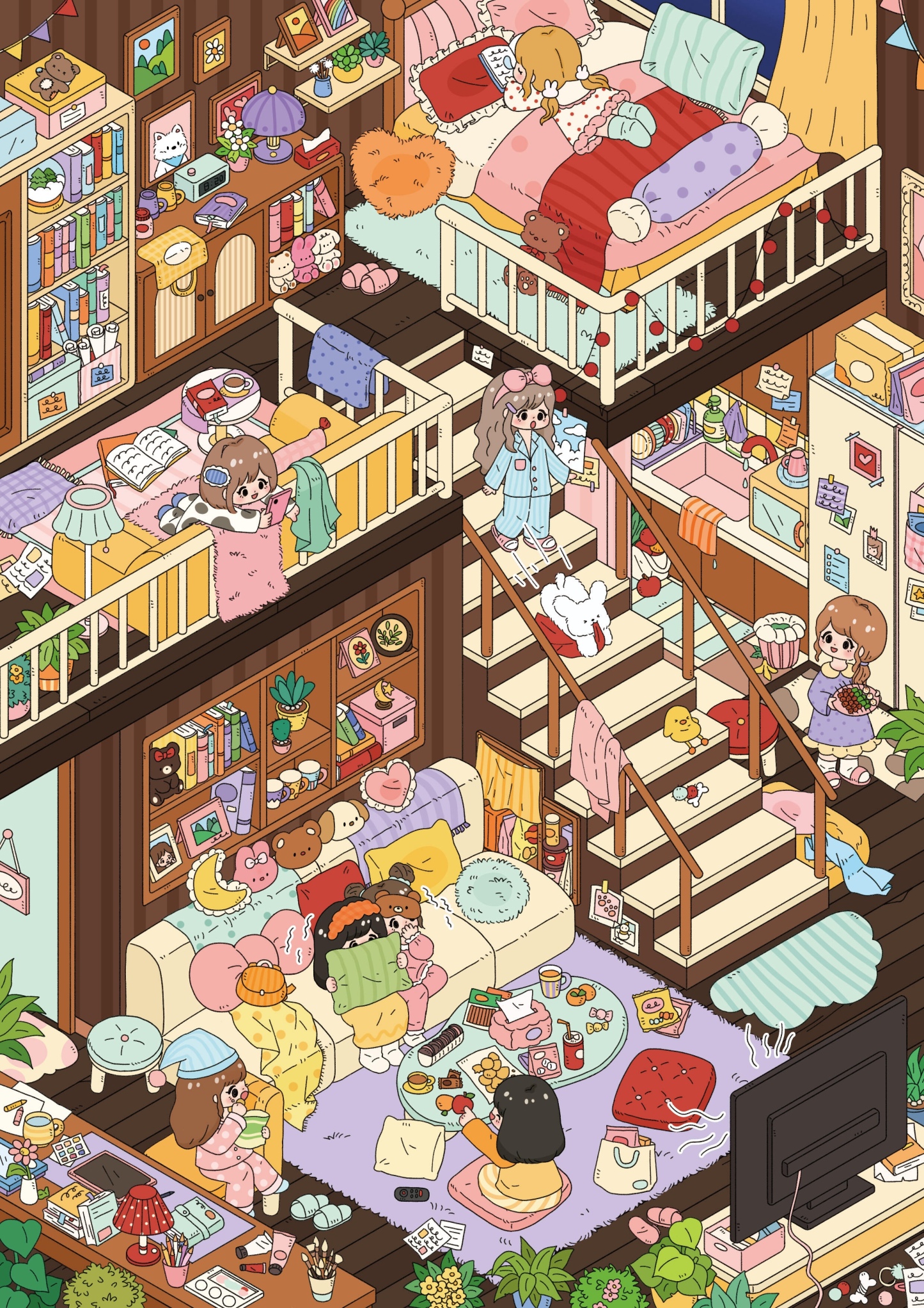 #319 Pajama Party(Size:XL)